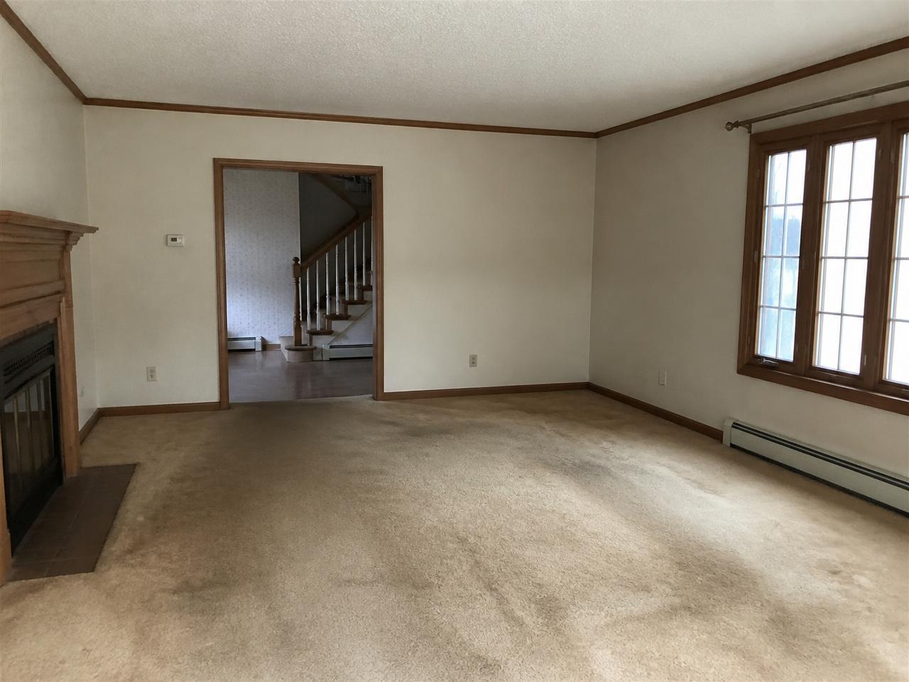 Living room before new flooring
